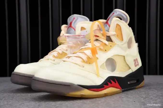 Retro 5 Sail OFF-WHITE DH8565-100 Jordan 0619
